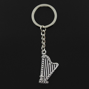 Schlüsselanhänger Harfe