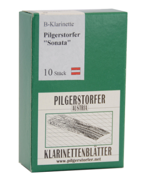 Pilgersdorfer Bb Klarinettenblätter "Sonata" Stärke 2,5