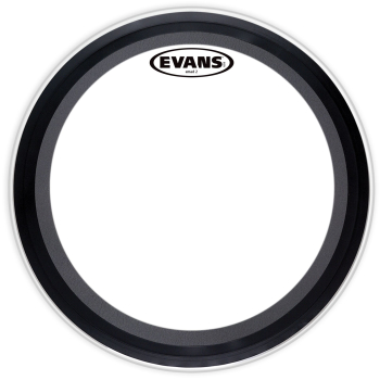 EVANS Emad2 Clear BD18EMAD2 Bass Drum Fell 18"