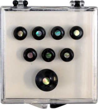 Martin Guitars Bridge Pin Set Ebenholz mit Auge