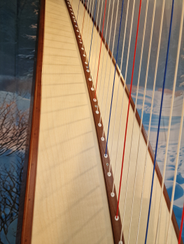 Petutschnigg Volksharfe mit Ahornkorpus