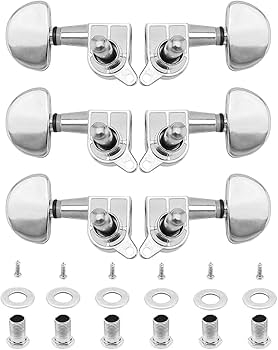 Catfish Mechanik für Western und E-Gitarre 3L/3R, vernickelt