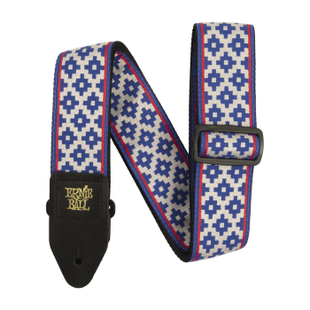 Ernie Ball Jacquard, Gitarrengurt, Blue Crux