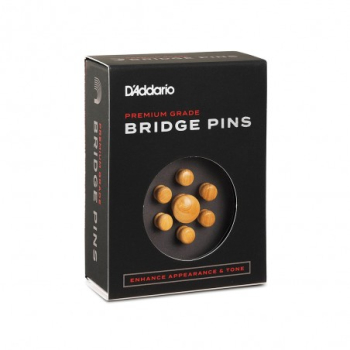 D`Addario Bridge Pins Premium PWPS6 Holz Brückenpins