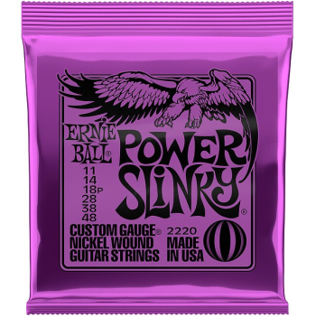 ERNIE BALL 2220 Power Slinky 11-48 Saitensatz E-Gitarre