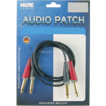 KLOTZ AT-JJ0300 unsymmetrisches stereo Klinkentwincable 3m