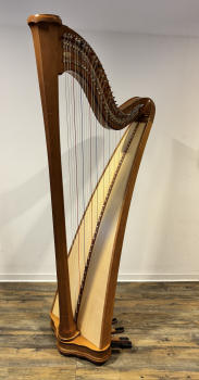 Petutschnigg Volksharfe Modell-1 G-BASS 40saitig kräftiges mittelbraun