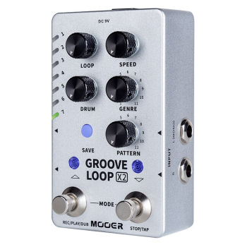 MOOER Groove Loop X2 Stereo Looper / Drum Machine