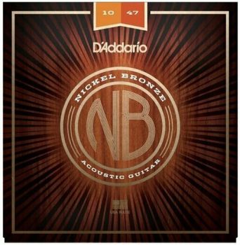 D`Addario Nickel Bronze 10-47 Saitensatz für Westerngitarre