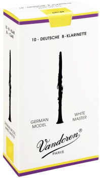 Vandoren White Master Bb Klarinetten Blatt German Stärke 2