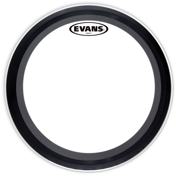 EVANS Emad2 Clear BD18EMAD2 Bass Drum Fell 18"
