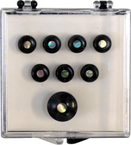 Martin Guitars Bridge Pin Set Ebenholz mit Auge