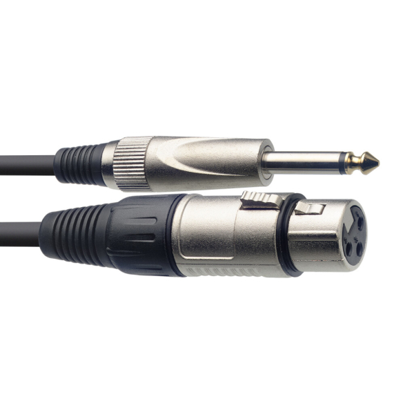 Kabel XLR male auf Klinke 6,3 , 1m Stagg SMC1XP
