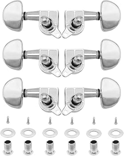 Catfish Mechanik für Western und E-Gitarre 3L/3R, vernickelt