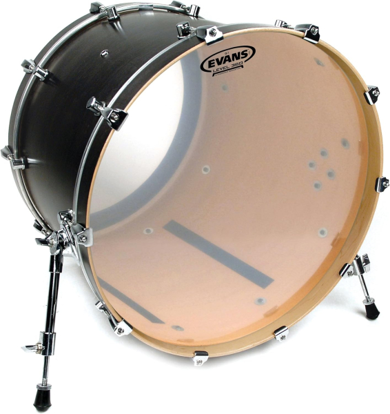 EVANS EQ3 Bass Drum Resonant Clear BD20RG Bass Drum Resonanzfell 20"