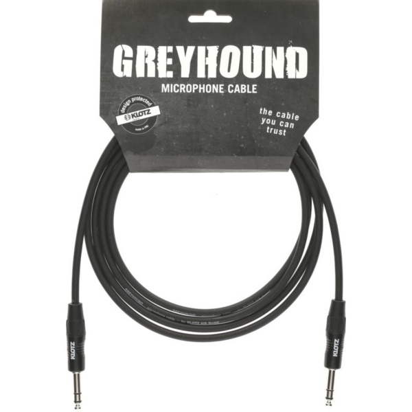 KLOTZ GRG1PP03.0 Greyhound Klinkenkabel Stereo 3m