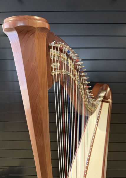 Petutschnigg Volksharfe mit Ahornkorpus