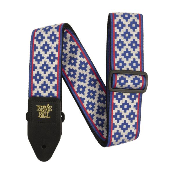 Ernie Ball Jacquard, Gitarrengurt, Blue Crux