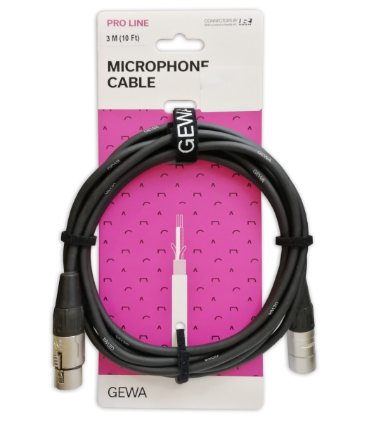Pro Line XLR Kabel 3m