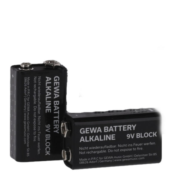 GEWA 9V Block Batterie