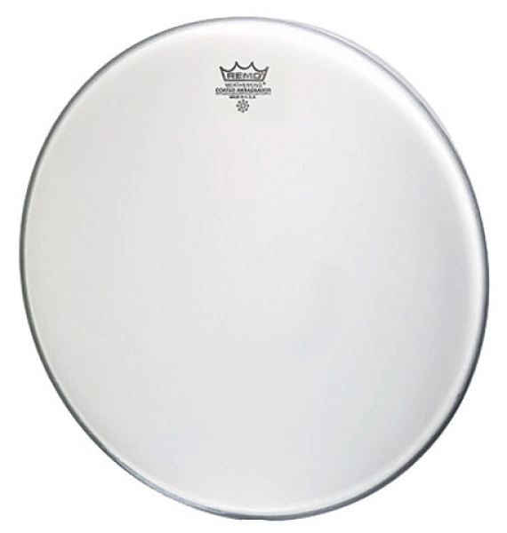 REMO Ambassador Smooth White BA-0212-00 Tom Fell 12"