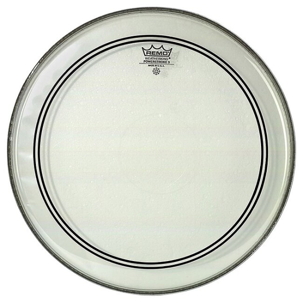 REMO Powerstroke 3 Clear P3-1320-C2 Bass Drum Fell 20"