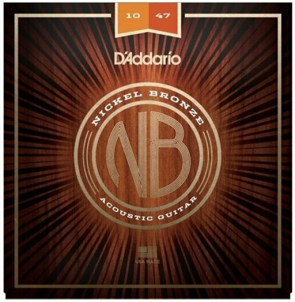 D`Addario Nickel Bronze 10-47 Saitensatz für Westerngitarre