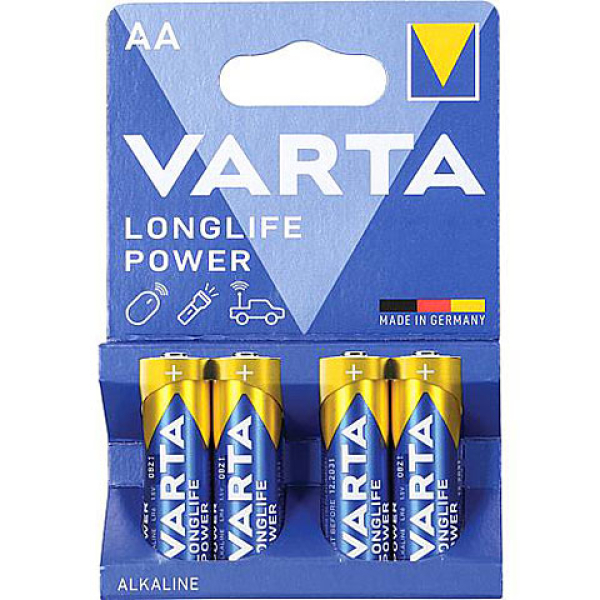Varta Longlife AA 1,5 Batterie 4 STK