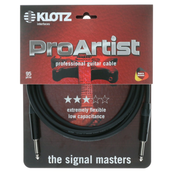 KLOTZ Pro Artist Instrumentenkabel 9m IKN09PPSW